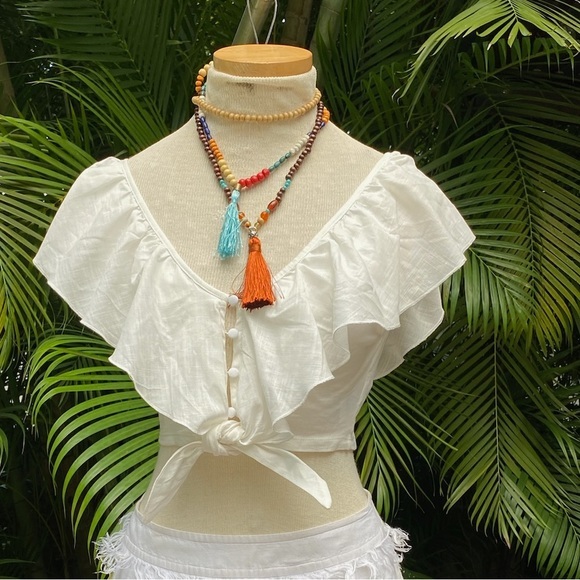 Zara Tops - Cropped top, boho romantic‎ Zara